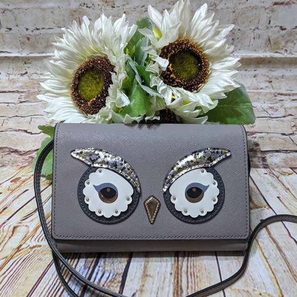SALE Kate Spade Star Bright Owl Summer Crossbody - Picture 2 of 8